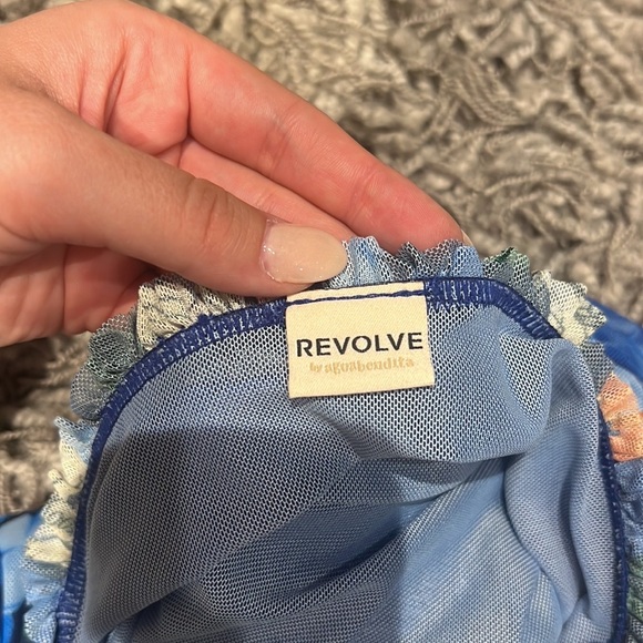 Agua Bendita x Revolve Ashley Maxi Dress in Royal - size XS - Picture 4 of 4